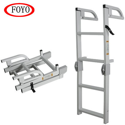 Foyo marine aluminum pool ladder 4 steps attic boat ladders for yacht