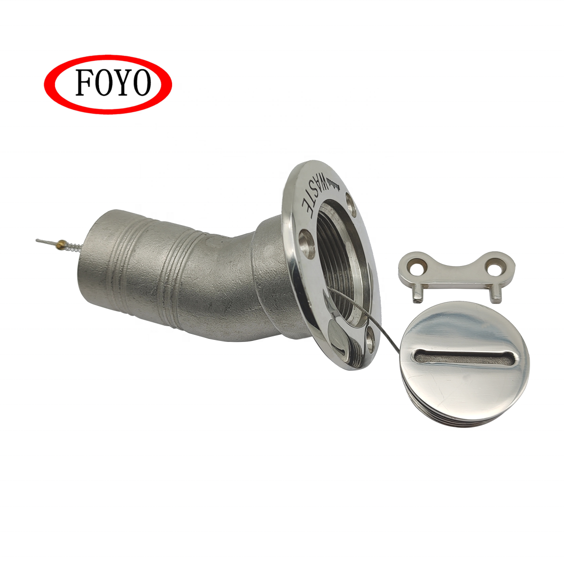 Foyo Hot Sell Boat Accessories Stainless Steel Deck Thru Hull With Hose