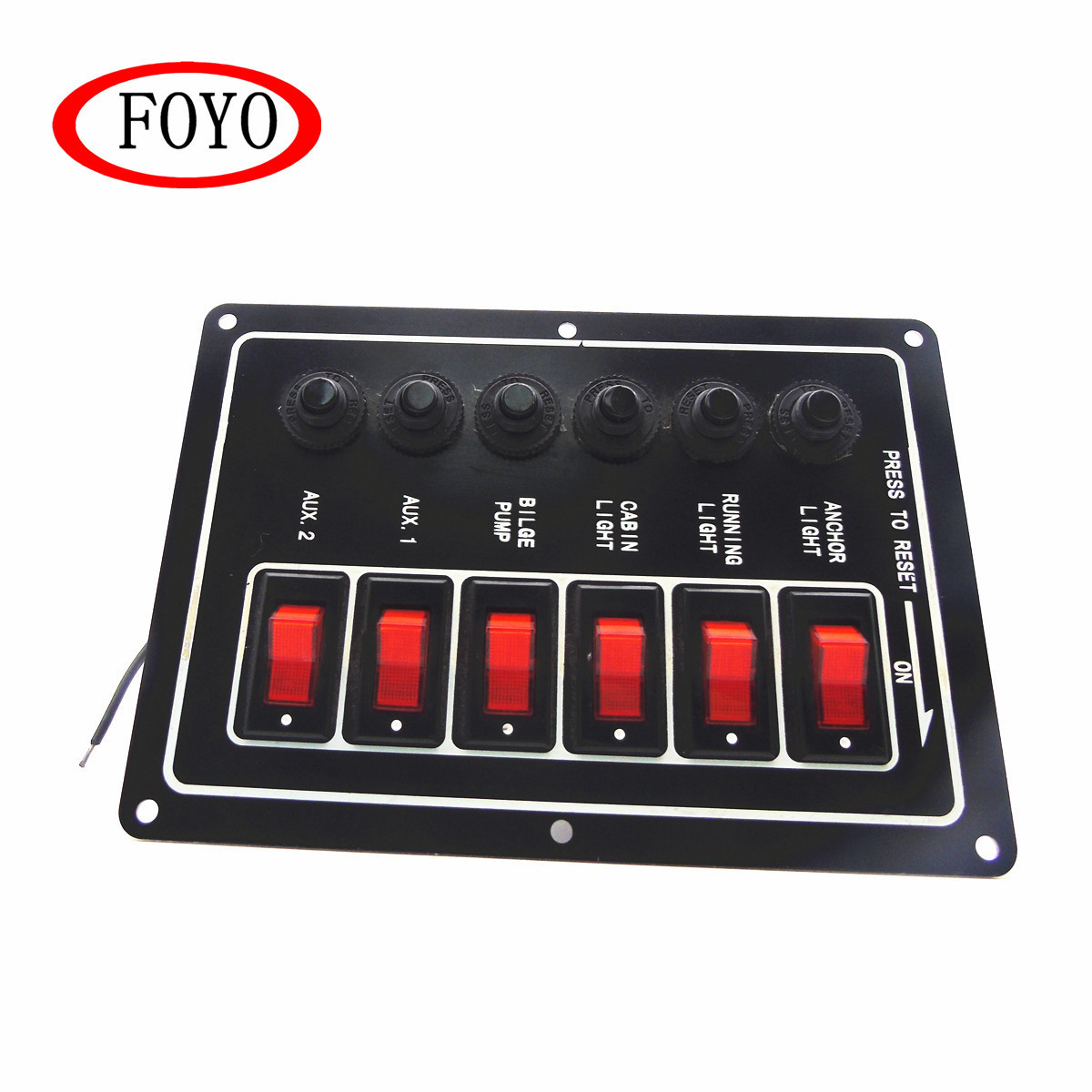 Foyo boat parts and accessories marine switch panel