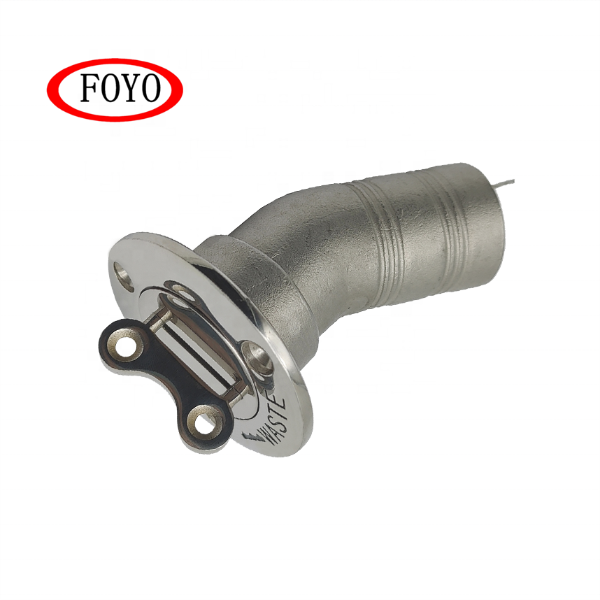 Foyo Hot Sell Boat Accessories Stainless Steel Deck Thru Hull With Hose