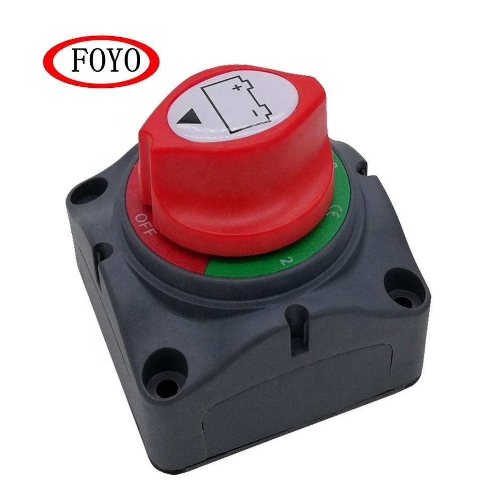 Foyo Brand Hot Sale Boat 12-48 V Battery Switch Waterproof Master Isolator Dual Battery Disconnect Switch for Boat