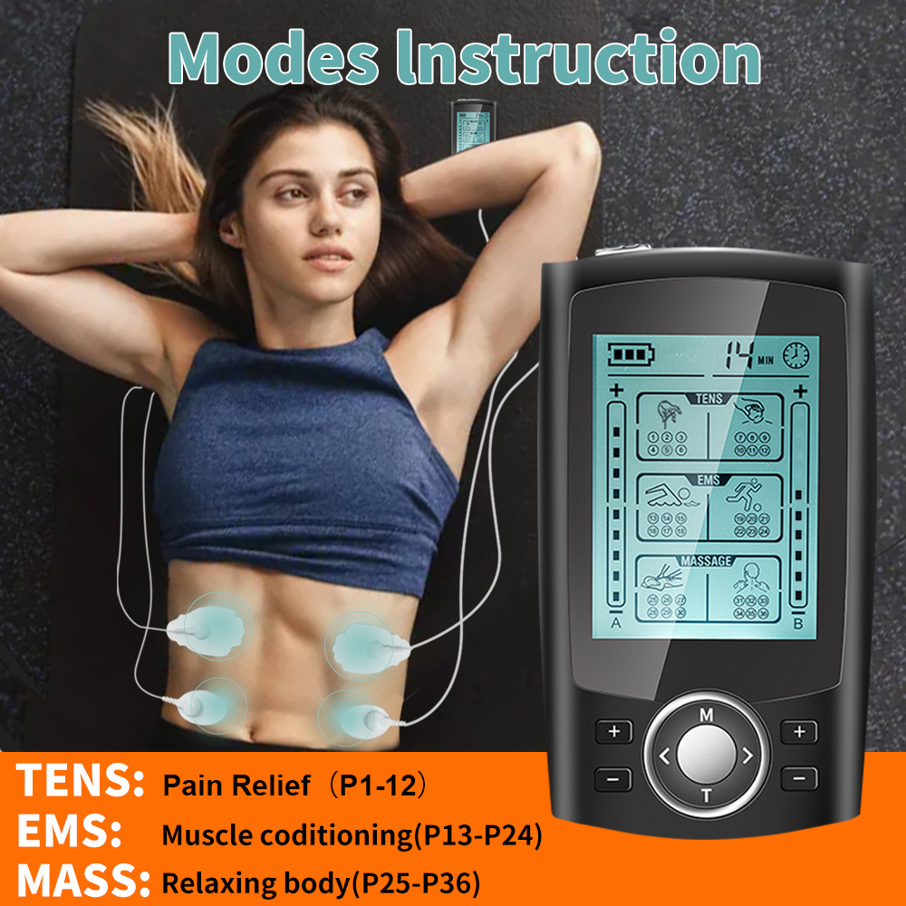 Digital tens unit care rehab 7000 with 36mode TENS+EMS+Massage