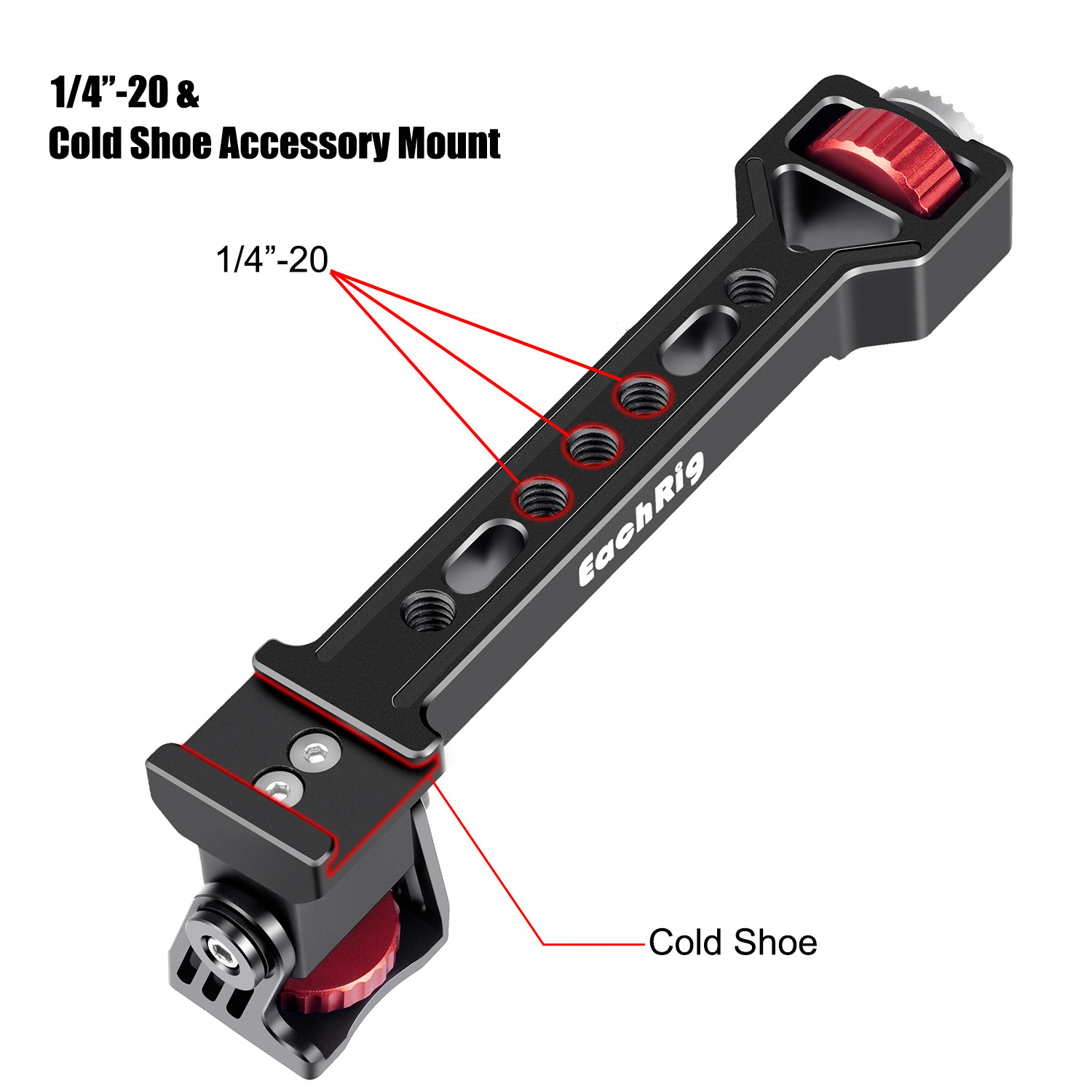 Gimbal Monitor Mount Adapter 1/4'' screw Adjustable Monitor Flash Holder stand for DJI Ronin S SC Crane 3 Weebill S stabilizer