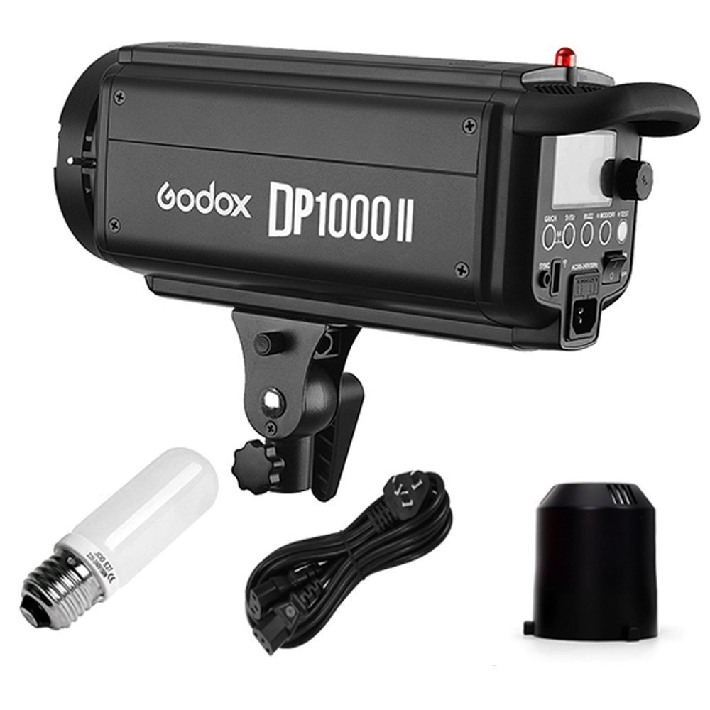 GODOX DP1000II DP Series Bowen Mount flash light 1000W Built-in 2.4G Wireless System Photo Studio Strobe Flash Light 110V 220V