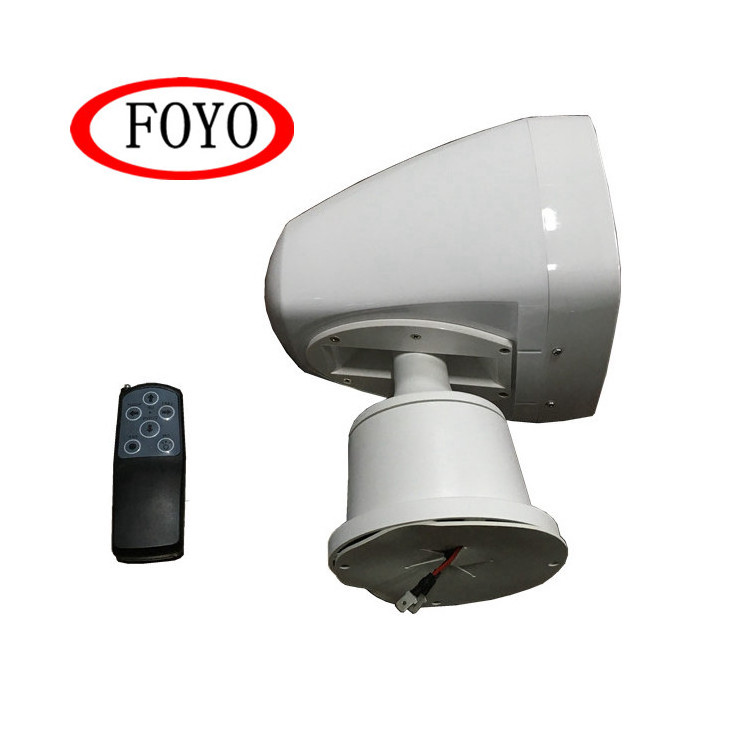 Foyo 12V 24V Searchlight 12*5W LED Remote Control Marine Yacht Boat Trailer Search Spot Light