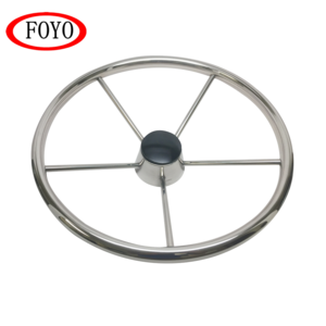 Boat Accessories Marine 13-1/2" 304 stainless steel boat steering wheel