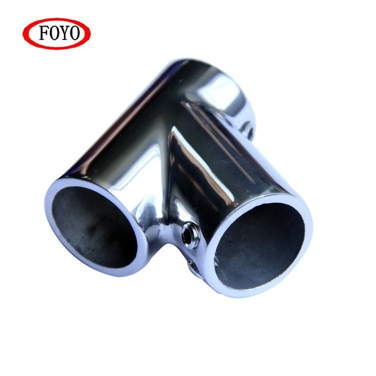 Boat Accessories marine hardware Stainless Steel 60 degree Universal Tee Rail Fitting