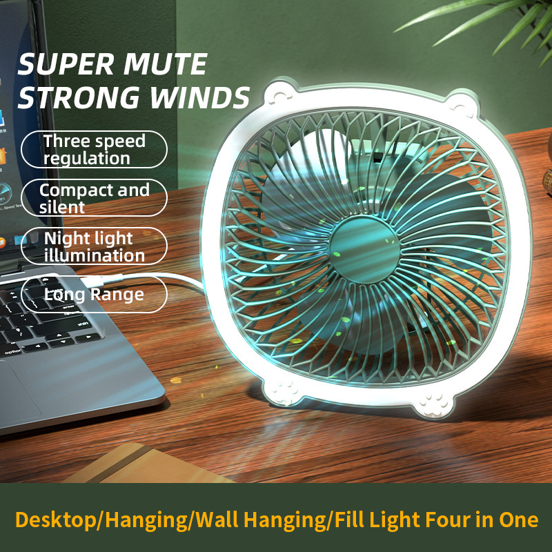 Trending Products 2024 New Arrivals Outdoor Travel Wall Mounted Rechargeable Table Mini Fans Portable LED Ceiling Fans