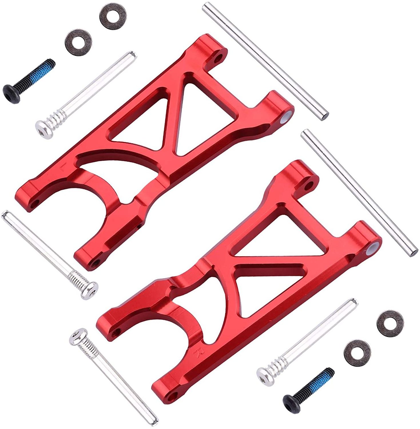 Aluminum Suspension Arms Set (Front & Rear) for Arrma 1/10 Granite 4X4, Senton, Replacement of AR330443 AR330516 Option Parts