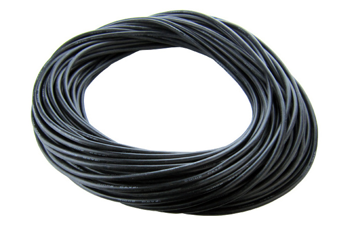 2 4 6 7 8 10 12 14 16 18 20 22 24 AWG Gauge High Temperature Heater Resistant Solid Copper Rubber Coated Silicone Cable Wire