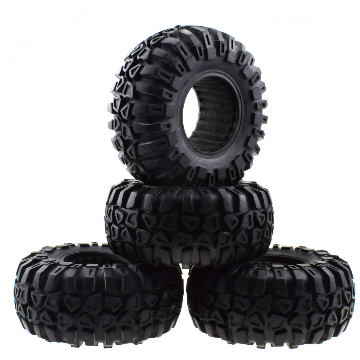 2.2 inch climbing tyres 1/10 scale rc 135MM tire with sponge liner fits for 2.2 inch metal wheels