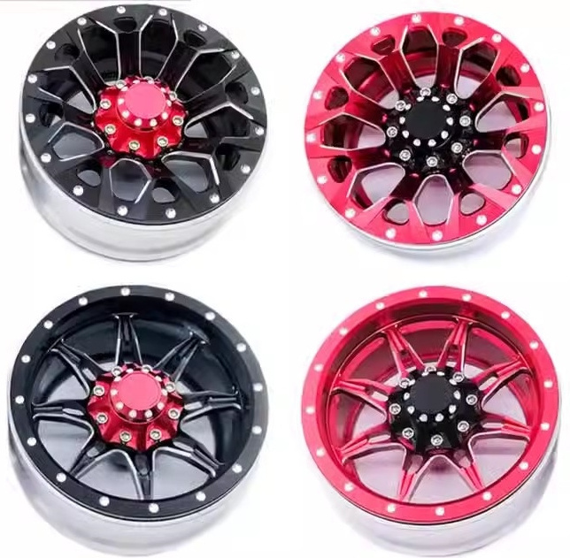 1.9inch metal wheels 1/10 TRX4 SCX10 90046 KM2 Ghost Simulated climbing RC truck metal wheels