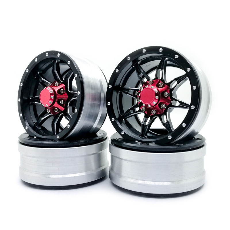 1.9inch metal wheels 1/10 TRX4 SCX10 90046 KM2 Ghost Simulated climbing RC truck metal wheels