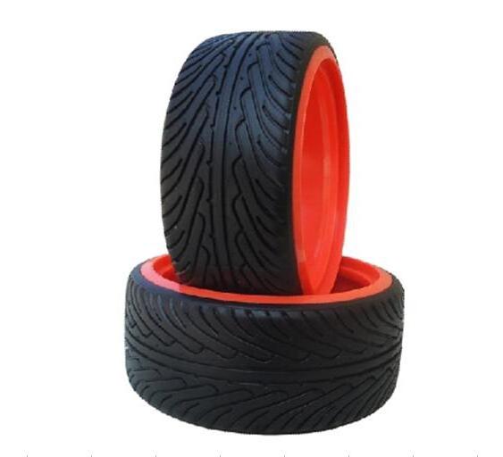 4pcs RC Car Flat Racing Tires Tyre Fit HSP HPI 1:10 On-Road Car