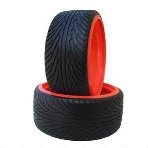 4pcs RC Car Flat Racing Tires Tyre Fit HSP HPI 1:10 On-Road Car