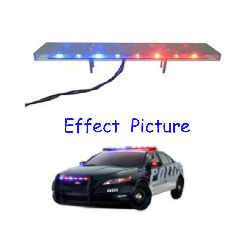 1/10 RC  Police LIGHT BAR Low Profile FLASHING  Metal RC Beacon Bar Lights