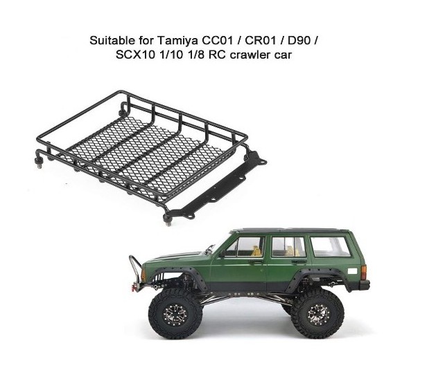 RC 1: 8  1:10  Roof Luggage Rack For 4WD Wrangler Crawler CC01 SCX10 Axial HPI  Tamiya CC01  CR01 D90 Truck