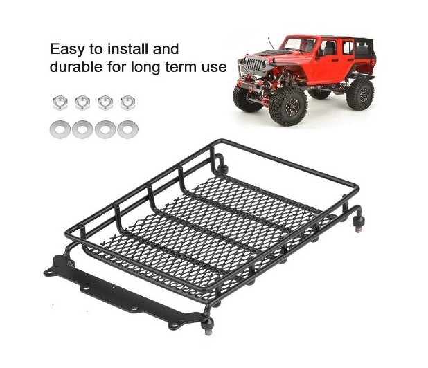 RC 1: 8  1:10  Roof Luggage Rack For 4WD Wrangler Crawler CC01 SCX10 Axial HPI  Tamiya CC01  CR01 D90 Truck