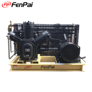 Fenpai 30bar set of air compressor high pressure double piston compressor for PET bottle blowing