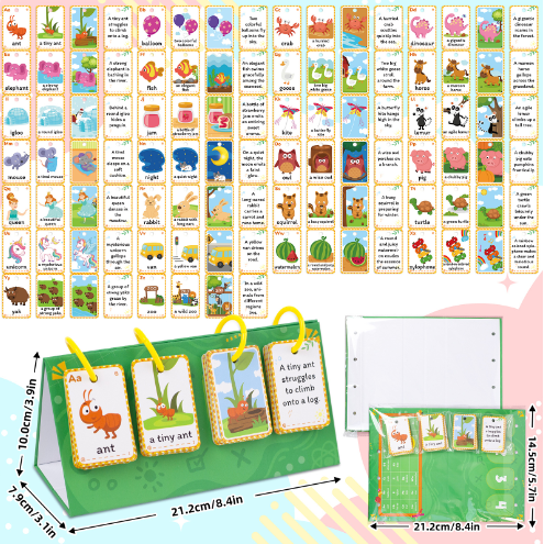 Word Phrase Desktop Education Card English Card Spelling Game Baby Letter Cognitive Matching