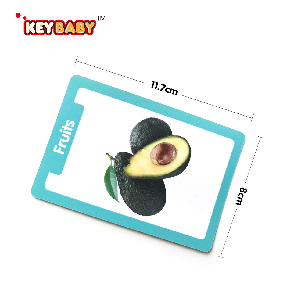 Keybaby Custom High Quality best seller children Packaging Game Children Card Kids Playing Cards flash memory paper card