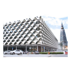 MESH FACADE PTFE  800GSM Premium PTFE Coated FIBERGLASS Mesh Fabric for Facades with Fire-Resistant Option