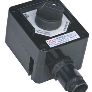 IIC BZM8050 Explosion proof  anti-corrosion lighting  switch with rotary switch in black