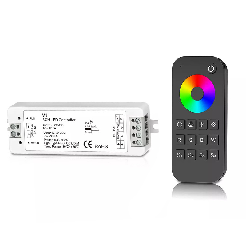 Wholesale Cheap Rgbw Rgb Remote Controller Dimmer 220V 12V 24V Led Rgb Ir Controller