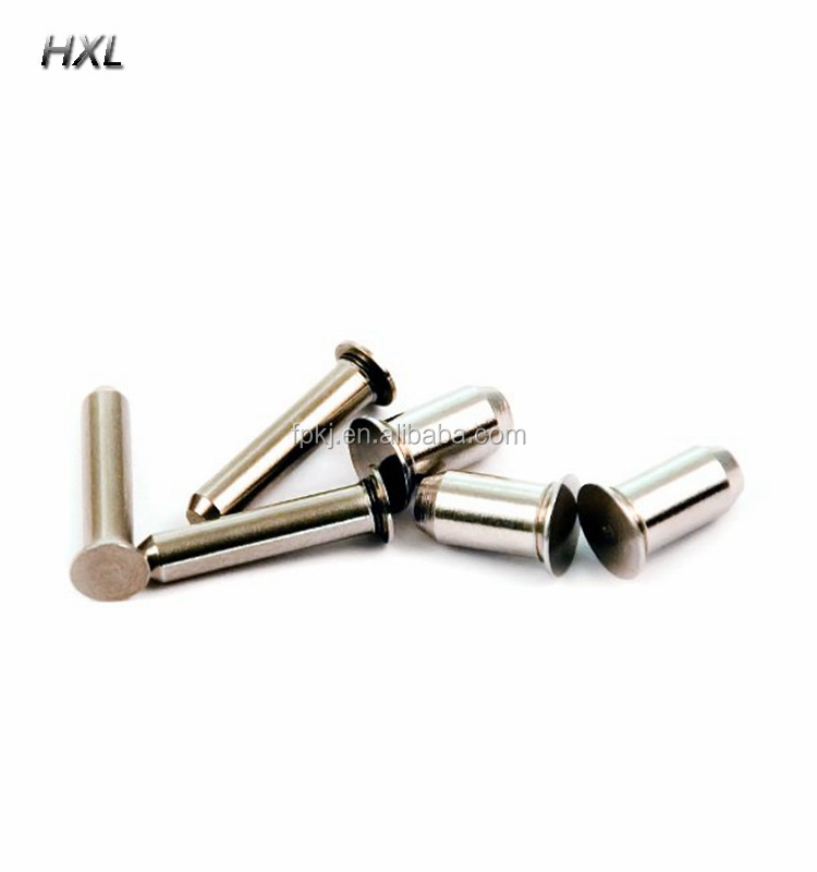 custom cnc Stainless Steel pan flat head pin Shafts groove Pins for Ash Vacuum Cleaners