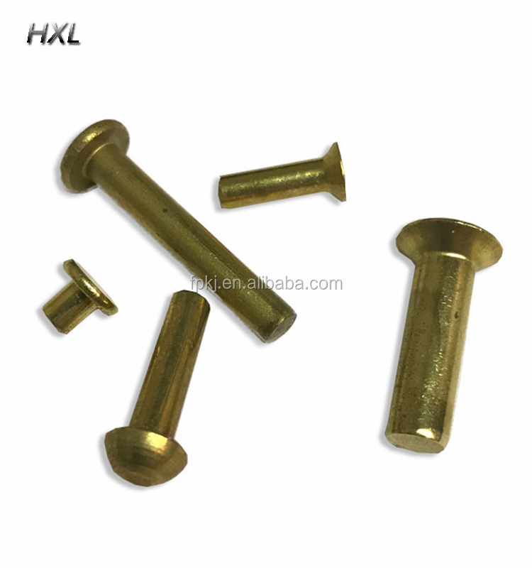 DIN 7338 QJ 3142 Q 470 custom fasten Brake And Clutch Lining Rivets flat head rivet solid Thin Head Rivets