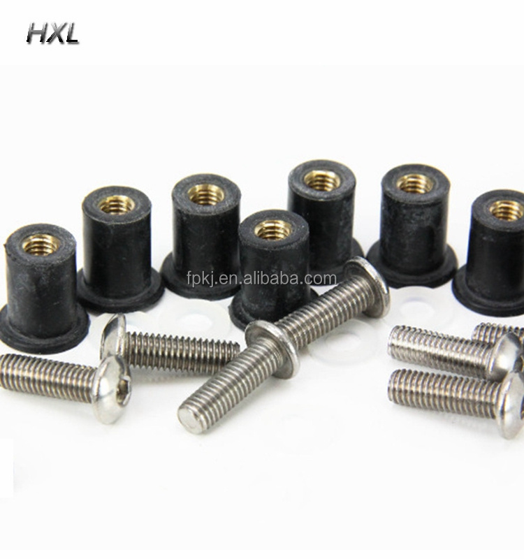 M4 M5 M6 M8 well Mount anchor Rubber Expansion Nuts