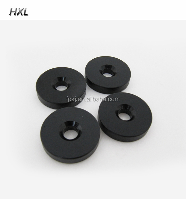 Black white thick washer POM Sleeve POM spacers Delrin Round nylon plastic flat washers