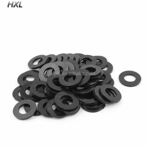 Custom 5/16" M5 M6 M10 POM Delrin PA black round Insulation Plastic bushing Spacer Flat Nylon Washer