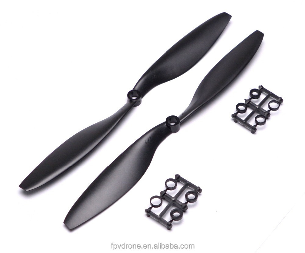 1045 1045R 10x4.5 Prop CW CCW Propeller for Helicopter Quadcopter Black 1 pair