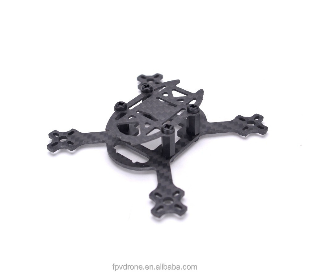 High Quality Kingkong Q90 90mm Carbon Fiber FPV Brushless Racer Frame Kit Only 9.1g For RC Multiocpter