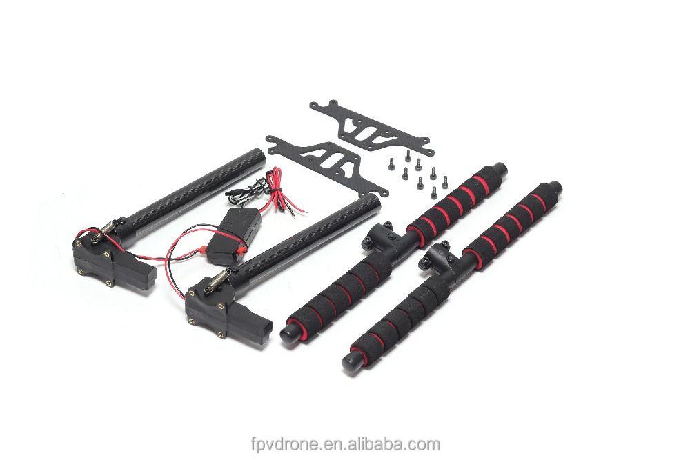 Electric Retractable Install Landing Gear Skid Carbon Fiber for Phantom Vision 2 1 FPV