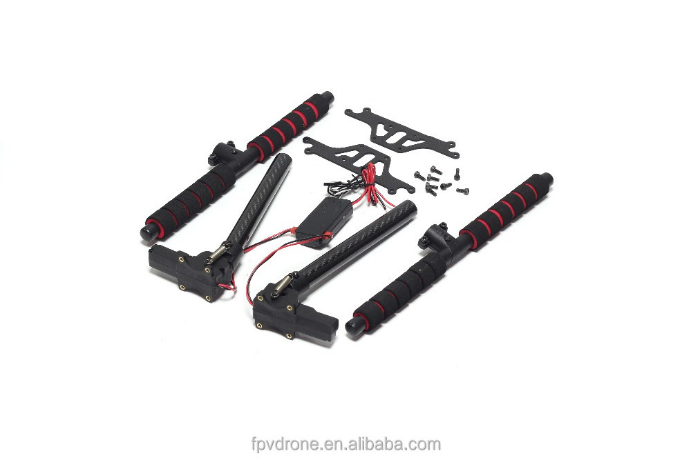 Electric Retractable Install Landing Gear Skid Carbon Fiber for Phantom Vision 2 1 FPV