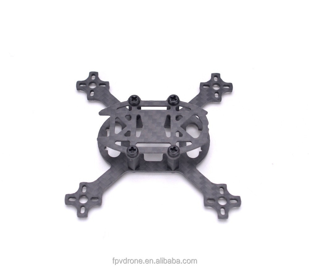 High Quality Kingkong Q90 90mm Carbon Fiber FPV Brushless Racer Frame Kit Only 9.1g For RC Multiocpter