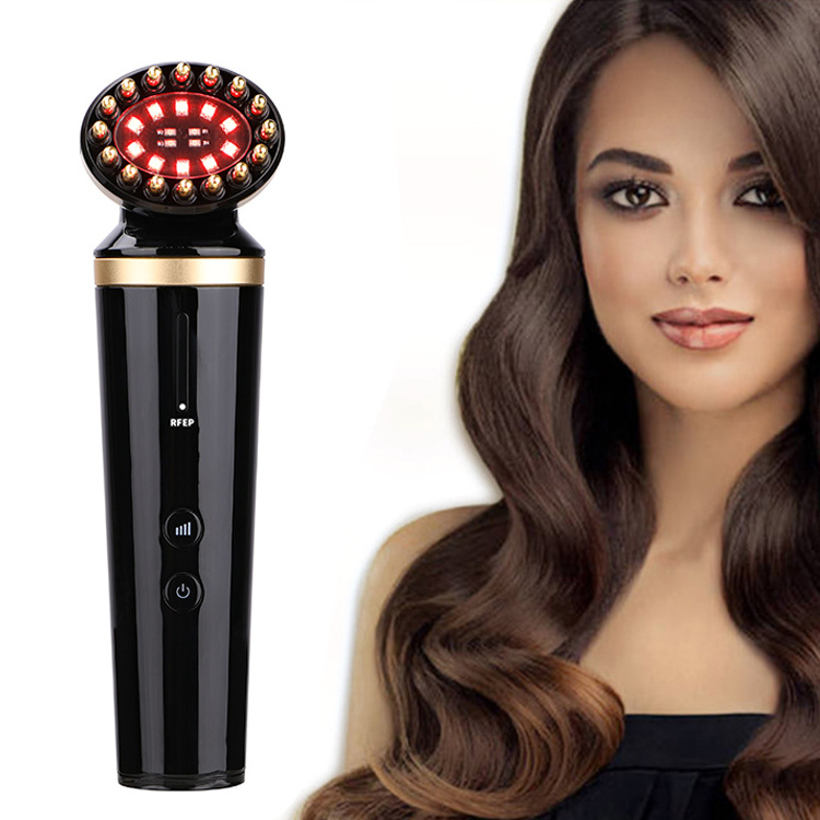 Ems Rf Luxury Plasma Red Light Electric Anti-Hair Loss Laser Hair Massage Comb Hair Therapy