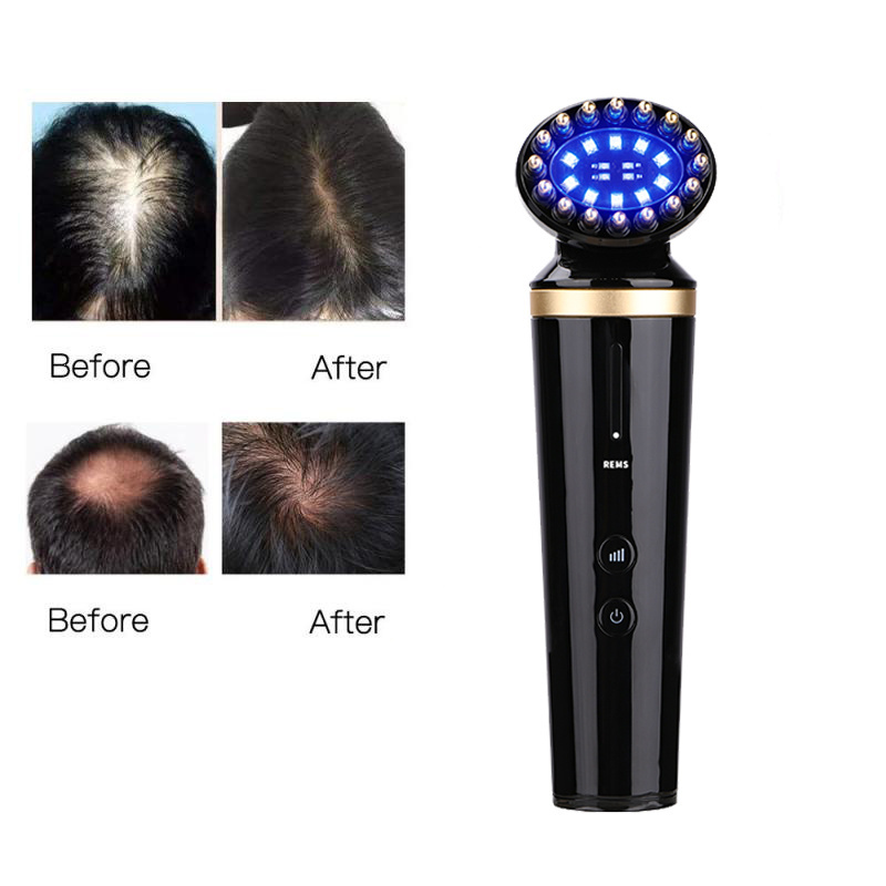 Ems Rf Luxury Plasma Red Light Electric Anti-Hair Loss Laser Hair Massage Comb Hair Therapy