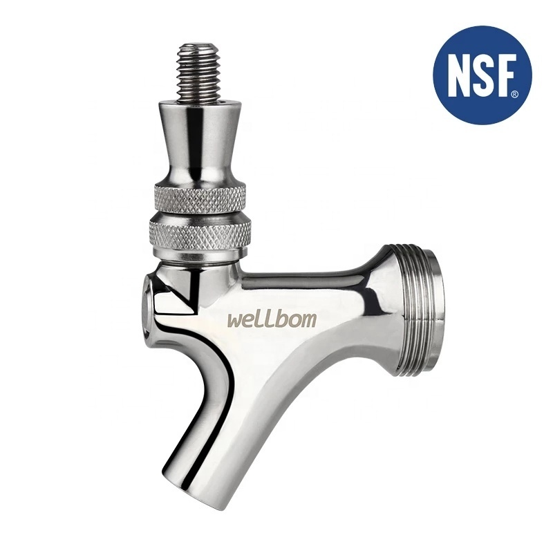 All Commercial 304 Stainless Steel Beer Faucet,Draft Beer Keg Tap,American Tap For Beer Shanks and Towers