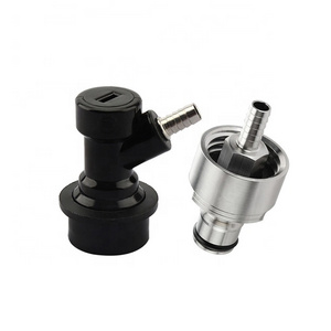 Beer Brewing Carbonation Cap with 5/16" Barb Ball Lock Disconnect Set,Fit Cola Soda Beer and Most of Soft Dring Pet Bottles