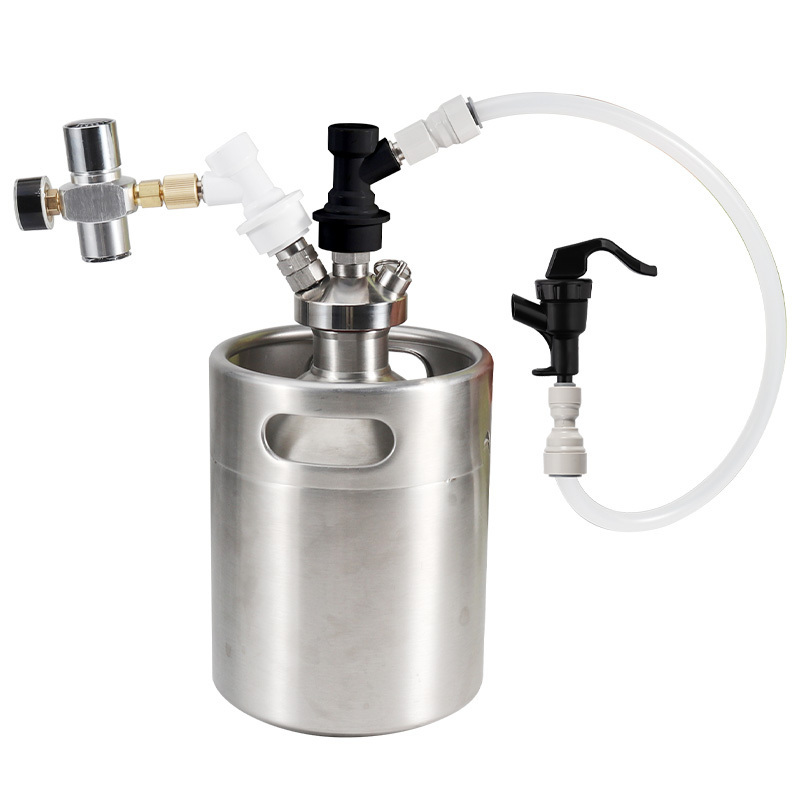 Picnic Tap Beer Line Assembly, Picnic Faucet & Ball Lock & 1.5 M EVA Tube & Push In fitting,Quick Disconnector Beer Dispenser