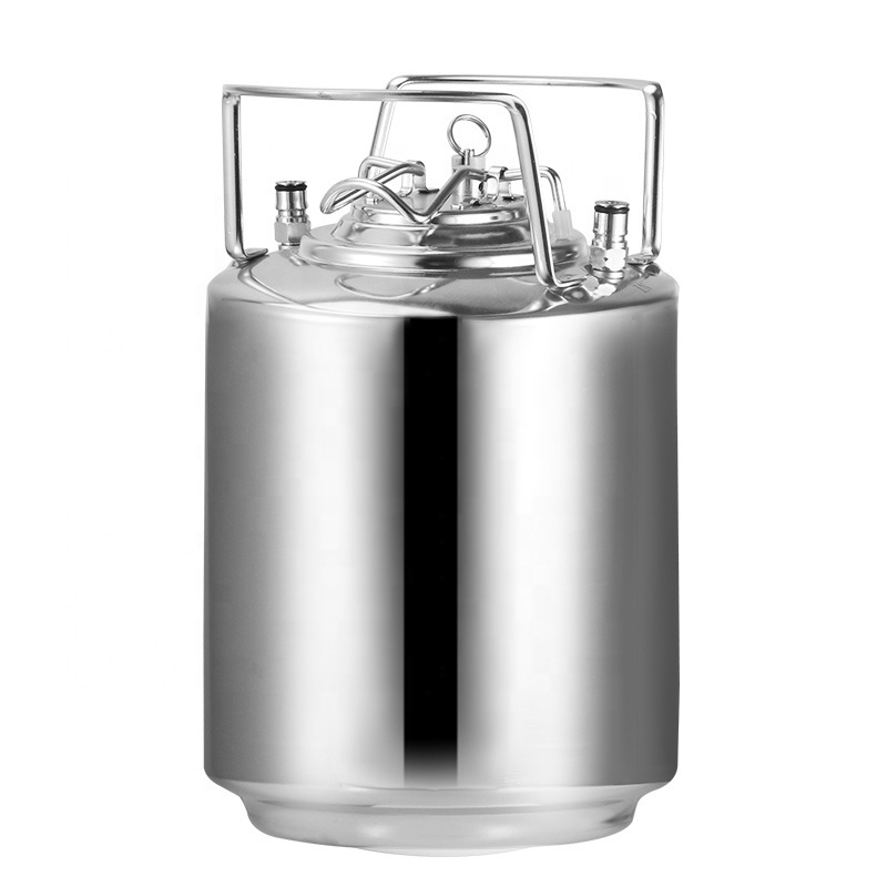 10L Ball Lock homebrew beer Corny Keg 304 stainless steel cornelius kegs, soda wine barrel