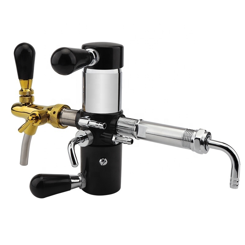 Home Brewing Counter Pressure Beer Bottle Filler De-foaming Beer Tap for Recmoving Foam Bar Drinking Beverage