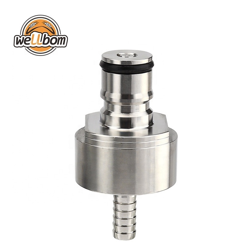 304 Stainless Carbonation Cap w/ 5/16