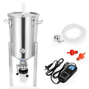 30L 60L stainless conical fermenter Tank with 1200ml collection containerfor homebrew/ Conical Fermenter similar to fermenter