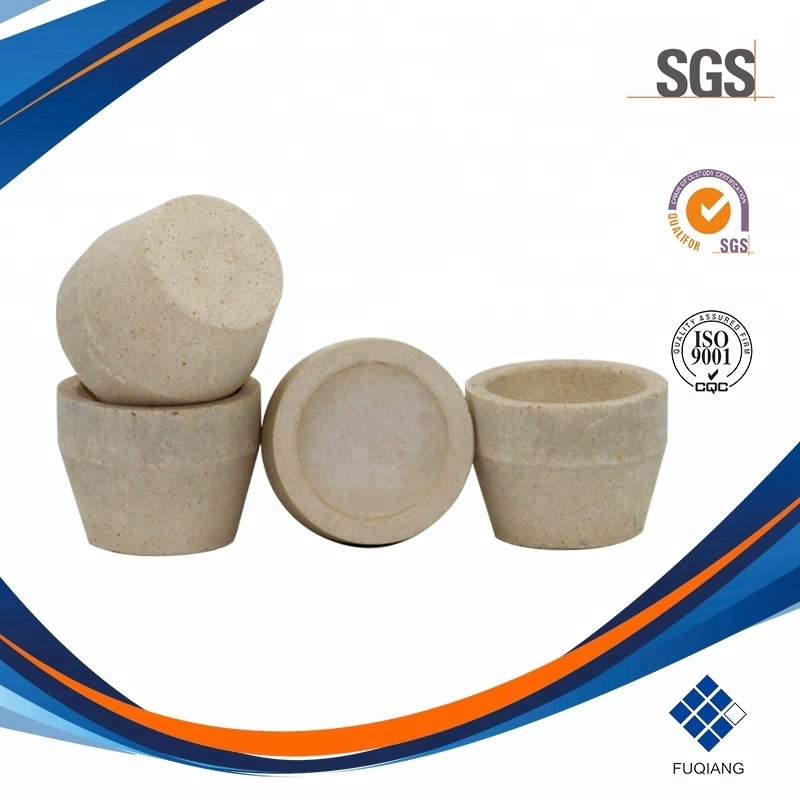 90% Magnesia Refractory And Recovery Rate of 97%-98.5% Magnesite Cupel For Precious Metal Analysis