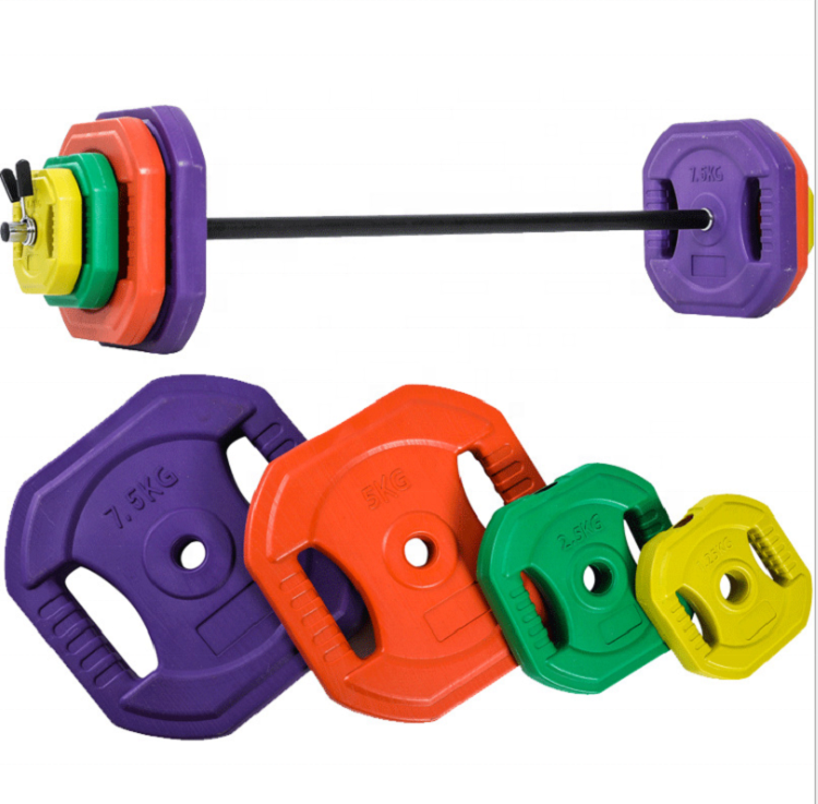 Home Gym Sports Equipment 20kg 50kg Dumbbell Barbell Set Adjustable Crocodile Barbell