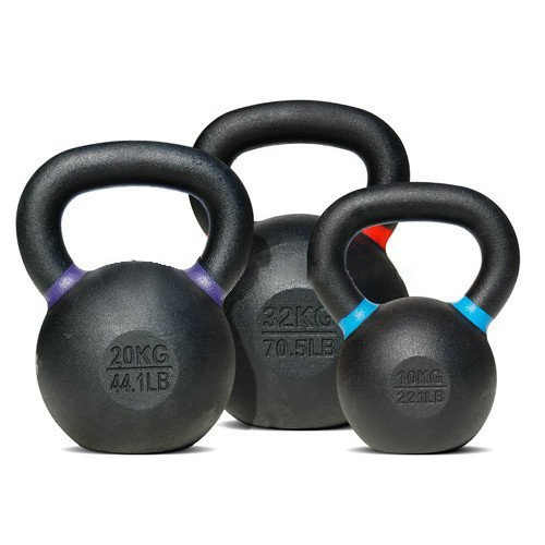 Fitness & Body Building Crossfitness Equipment Power Strength Powder Coated Cast Iron Kettlebell